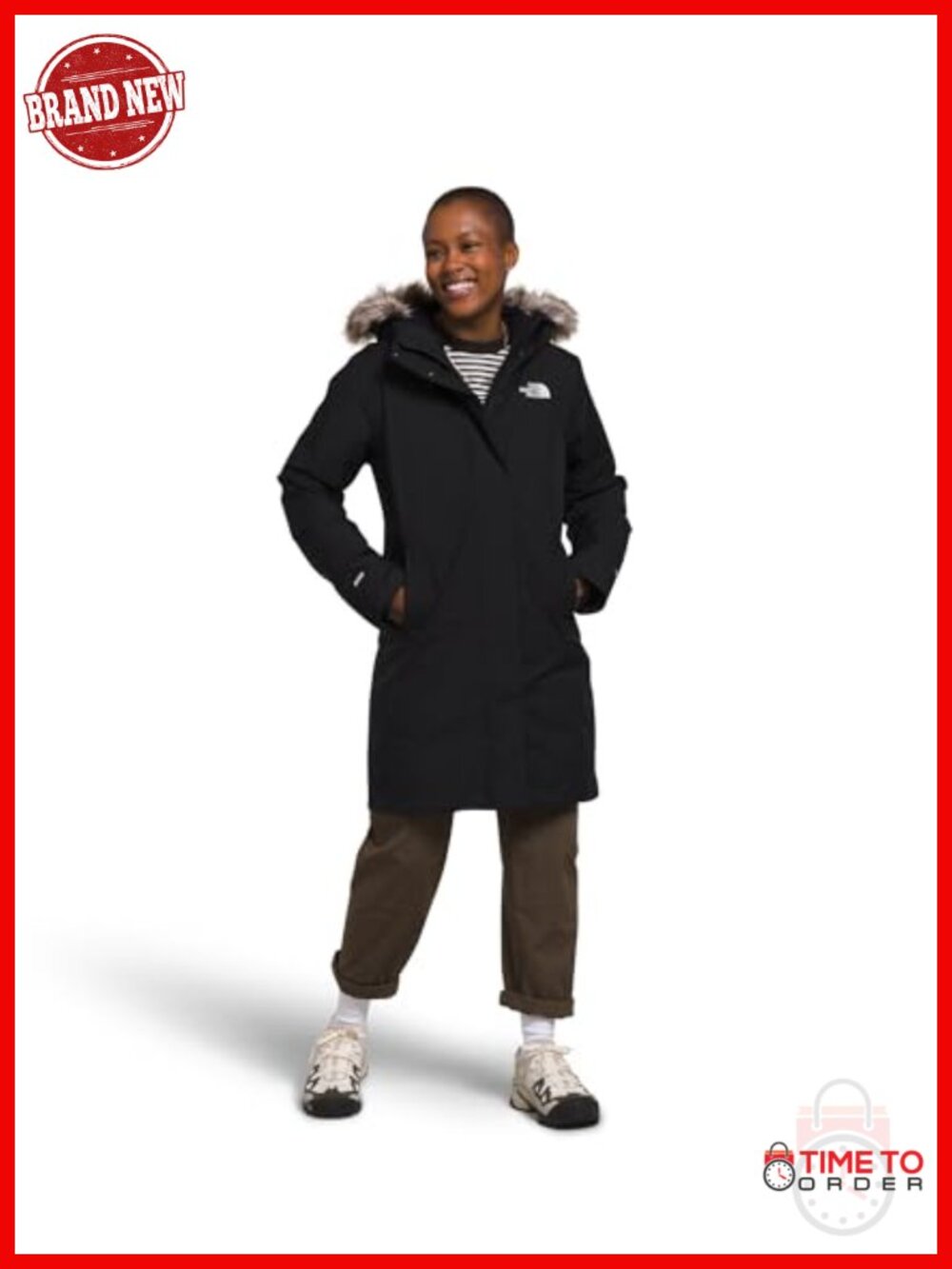 Women's Arctic Parka Waterproof Down Jacket Long Winter Coat